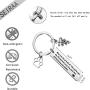 SEIRAA Veterinarian Gifts Veterinary Medicine Graduation Gift Medical Caduceus Charm Keychain with Paw Print Vet Tech Jewelry