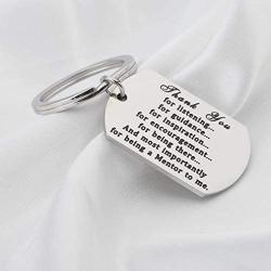 FUSTMW Mentor Gift Boss Appreciation Gift Mentor Keychain Thank You Gifts for Guidance and Inspiration Coworker Leaving Gifts
