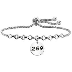 KUIYAI Vegetarian Jewelry 269 Pendant Bracelet Vegan Bracelet Herbivore Veg Symbol Bangle for Women