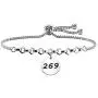 KUIYAI Vegetarian Jewelry 269 Pendant Bracelet Vegan Bracelet Herbivore Veg Symbol Bangle for Women KUIYAI Vegetarian Jewelry 269 Pendant Bracelet Vegan Bracelet Herbivore Veg Symbol Bangle for Women