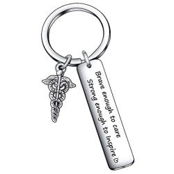 Medical Student Keychain Inspirational Doctor Nurse Gift Motivational Jewelry