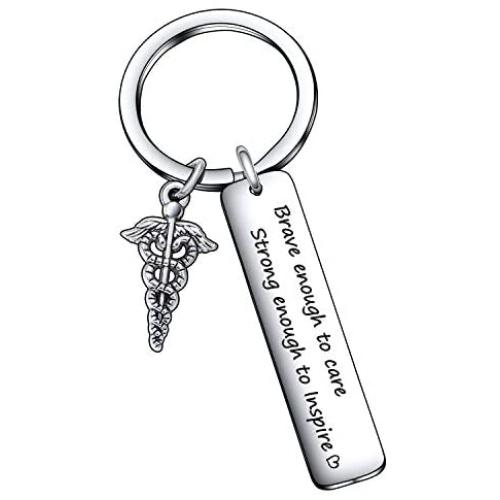 Medical Student Keychain Inspirational Doctor Nurse Gift Motivational Jewelry