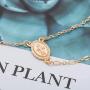 Jovono Bohe Gold Necklace Cross Pendant Necklace Y Chain Jewlery for Women and Girls