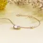 NINAMAID Valentines Day Gifts for Her Silver Bracelet for Women Rose Gold Jewelry Gifts for Wife Charm Tennis Bracelets for Teen Girls Adjustable Chain Mothers Day Bracelets NINAMAID Valentines Day Gifts for Her Silver Bracelet for Women Rose Gold Jewelry Gifts for Wife Charm Tennis Bracelets for Teen Girls Adjustable Chain Mothers Day Bracelets