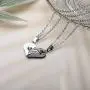 Udalyn 4Pcs Couple Necklace Bracelets Matching for Couples Love Heart Pendant Stainless Steel Necklace Boyfriend and Girlfriend Couples Jewelry Gifts for Him and Her Udalyn 4Pcs Couple Necklace Bracelets Matching for Couples Love Heart Pendant Stainless Steel Necklace Boyfriend and Girlfriend Couples Jewelry Gifts for Him and Her