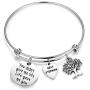 SEIRAA Stepmother Gifts You Didn’t Give Me Life Life Gave Me You Wire Bangle Bracelet Best Stepmom Gifts (Step mom Bracelet)