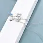 LUHE Stethoscope Pendant Necklace 925 Sterling Silver Heart Necklace Doctor Nurse Graduation Gift LUHE Stethoscope Pendant Necklace 925 Sterling Silver Heart Necklace Doctor Nurse Graduation Gift
