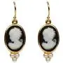 Ben-Amun Jewelry 24k Gold Plated Cameo Victorian Statement Earring Collection Ben-Amun Jewelry 24k Gold Plated Cameo Victorian Statement Earring Collection