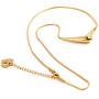 HIXIN Initial Letter V Necklac 18K Rose Gold Plated First Name Chain Choker Necklace with Handshake Embrace Pendant Barber Necklace Jewelry Gift for Womens or Girl