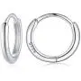 925 Sterling Silver Small Huggie Hoop Earrings for Women Men Hypoallergenic Cartilage Earrings for Girls Silver/Gold/Black 12mm 925 Sterling Silver Small Huggie Hoop Earrings for Women Men Hypoallergenic Cartilage Earrings for Girls Silver/Gold/Black 12mm