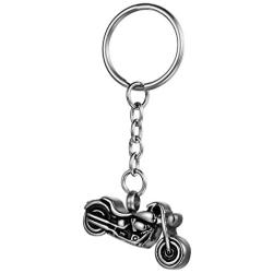 FCZDQ Cremation Jewelry Motorcycle Stainless Steel Ashes Pendant Memorial Keepsake Urn Necklace/Keychain