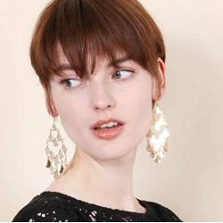 Waterfall Design Multi Layered & Tiered Chandelier Dangle Drop Statement Earrings