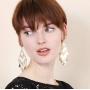 Waterfall Design Multi Layered & Tiered Chandelier Dangle Drop Statement Earrings