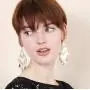 Waterfall Design Multi Layered & Tiered Chandelier Dangle Drop Statement Earrings Waterfall Design Multi Layered & Tiered Chandelier Dangle Drop Statement Earrings