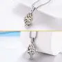 XIUDA Cremation Jewelry Urn Necklace for Ashes with Lotus Flower Urn Pendant Memorial Stainless Steel Ashes Keepsake XIUDA Cremation Jewelry Urn Necklace for Ashes with Lotus Flower Urn Pendant Memorial Stainless Steel Ashes Keepsake