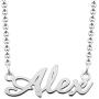 Moonlight Collections 925 Sterling Silver Custom Pendant Personalized Name Necklace