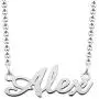 Moonlight Collections 925 Sterling Silver Custom Pendant Personalized Name Necklace Moonlight Collections 925 Sterling Silver Custom Pendant Personalized Name Necklace