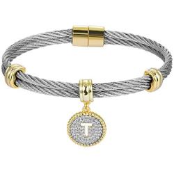 BIJOUX BOBBI [Luxury Packaging Alphabets Initial Wire Bracelets & Necklaces - Quality Guaranteed