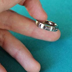 Ronliy Stainless Steel Ring I am Enough Inspiration Jewelry Strength Gift
