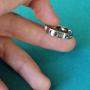 Ronliy Stainless Steel Ring I am Enough Inspiration Jewelry Strength Gift
