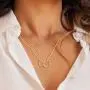 Agvana 14K Solid Real Yellow Gold Two Interlocking Infinity Eternity Double Circles Necklace Mother Daughter Friendship Love Necklace Fine Jewelry Anniversary Birthday Gifts for Women Girls Mom Her Agvana 14K Solid Real Yellow Gold Two Interlocking Infinity Eternity Double Circles Necklace Mother Daughter Friendship Love Necklace Fine Jewelry Anniversary Birthday Gifts for Women Girls Mom Her