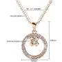 St.Claire 18K Gold Plated Swarovski Necklace for Women Round Halo Pendant Crystals Necklace Best Jewelry Gifts for Womens Girls Mothers Day Birthday Wedding Anniversary St.Claire 18K Gold Plated Swarovski Necklace for Women Round Halo Pendant Crystals Necklace Best Jewelry Gifts for Womens Girls Mothers Day Birthday Wedding Anniversary