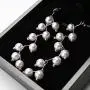 Vagalbox Pearl Earrings, Dangle Earrings Deco Earrings Pageant Earrings for Women Girls Kids