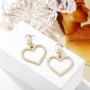Fashion Jewelry Faux Pearl Dangle Earrings Star Heart Big Stud Earrings For Women Girls