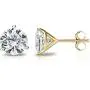 14K Gold Plated Sterling Silver Cubic Zirconia Stud Earrings for Women 14K Gold Plated Sterling Silver Cubic Zirconia Stud Earrings for Women