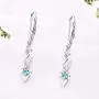 JO WISDOM 925 Sterling Silver Infinity Dangle & Drop Earrings with AAA Cubic Zirconia JO WISDOM 925 Sterling Silver Infinity Dangle & Drop Earrings with AAA Cubic Zirconia