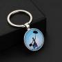 WSNANG Mary Poppins Keychain Practically Perfect in Every Way Mary Poppins Inspirational Gifts for Her