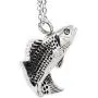ATOP Fish Design Cremation Urn Ash Holder Keepsake Pendant for Necklace Jewelry,Carved Locket Stainless Steel Keepsake Waterproof Memorial Pendant for Love,with Tool ATOP Fish Design Cremation Urn Ash Holder Keepsake Pendant for Necklace Jewelry,Carved Locket Stainless Steel Keepsake Waterproof Memorial Pendant for Love,with Tool