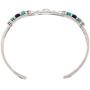 Silpada Beach House Natural Howlite, Lapis, & Amazonite Cuff Bracelet in Sterling Silver, 6.25''