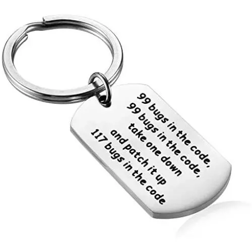 ENSIANTH Programmer Gift 99 Bugs in The Code Bracelet Software Engineer Gift for Web Developer Gift ENSIANTH Programmer Gift 99 Bugs in The Code Bracelet Software Engineer Gift for Web Developer Gift
