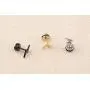 JOYID Lightning Stud Earrings Flat Back Screw Piercing Titanium steel Fade Resistant Punk Hip hop Jewelry for Men Women JOYID Lightning Stud Earrings Flat Back Screw Piercing Titanium steel Fade Resistant Punk Hip hop Jewelry for Men Women
