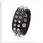Xusamss 2PCS Punk Alloy Rivet Bracelet Bullet Wristband Chain Leather Cuff Bracelet,7 1/2 Wrist Xusamss 2PCS Punk Alloy Rivet Bracelet Bullet Wristband Chain Leather Cuff Bracelet,7 1/2 Wrist
