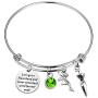 KUIYAI Let’s Go to Neverland and Never Come Back Until Forever Ends Bracelet Peter Pan Inspired Gift Neverland Gift Movie Quote Jewelry