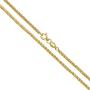 Orostar 14K Solid Yellow Gold 0.7mm Diamond Cut Wheat Chain