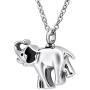 BS Bluesnow Elephant Urn Keepsake Pendant Necklace, Stainless Steel Memorial Ash Cremation Jewelry