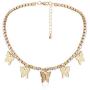 MJartoria Butterfly Choker Necklace Jewelry Gifts for Women Teen Girls Chain Butterfly Pendant Necklace Collar for Women Ladies Girls