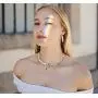 Hen night Personality Necklace Crystal Small Snake Winding Shape Necklace