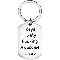 Driver Gift Car Lover Gift Keys To My Awesome Wrangler Gift Car Lover Gifts for Men Dad Car Enthusiast Gift