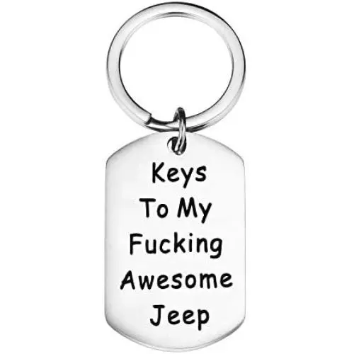 Driver Gift Car Lover Gift Keys To My Awesome Wrangler Gift Car Lover Gifts for Men Dad Car Enthusiast Gift