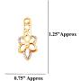 Touchstone Hollywood Glamour White Crystals Bridal Jewelry Necklace in Gold Tone for Women