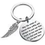 FUSTMW Memorial Keychain Sympathy Gift Loss Jewelry Remembrance Gift in Memory of Loved One May The Winds of Heaven Blow Softly FUSTMW Memorial Keychain Sympathy Gift Loss Jewelry Remembrance Gift in Memory of Loved One May The Winds of Heaven Blow Softly