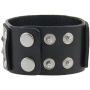 GelConnie Leather Cuff Bracelet Punk Braided Bracelets Rock Leather Wristbands Gothic Adjustable Wrap Bracelet for Men, Women