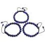 Jovivi 8MM Birthstone Gemstones Healing Power Crystal Macrame Adjustable Beaded Bracelet, Unisex Jovivi 8MM Birthstone Gemstones Healing Power Crystal Macrame Adjustable Beaded Bracelet, Unisex