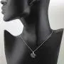 925 Sterling Silver Open Squirrel Pendent Necklace, 18'' 925 Sterling Silver Open Squirrel Pendent Necklace, 18''