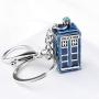 AKTAP Movie TV Series Keychain Police Box Charm Jewelry Tardis Gift Inspired Keychain Gifts for Movie Fans