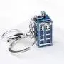 AKTAP Movie TV Series Keychain Police Box Charm Jewelry Tardis Gift Inspired Keychain Gifts for Movie Fans AKTAP Movie TV Series Keychain Police Box Charm Jewelry Tardis Gift Inspired Keychain Gifts for Movie Fans